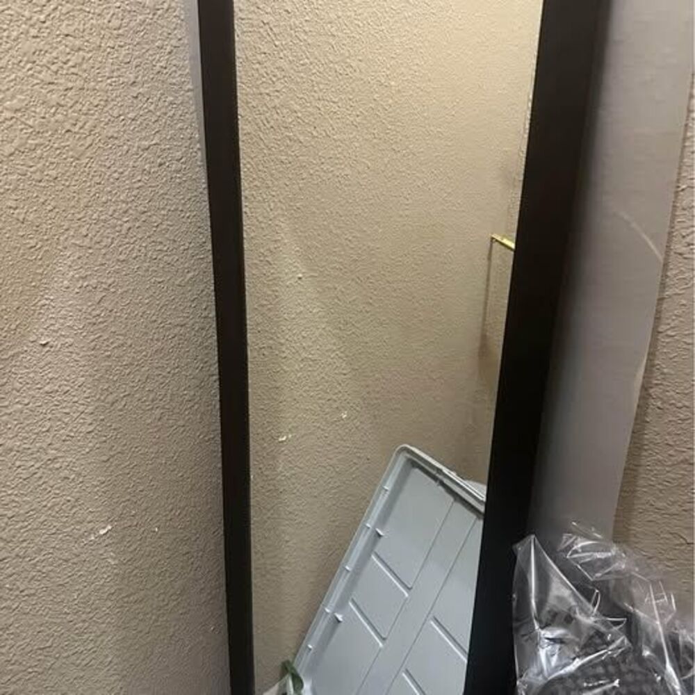 Full length mirror with stand